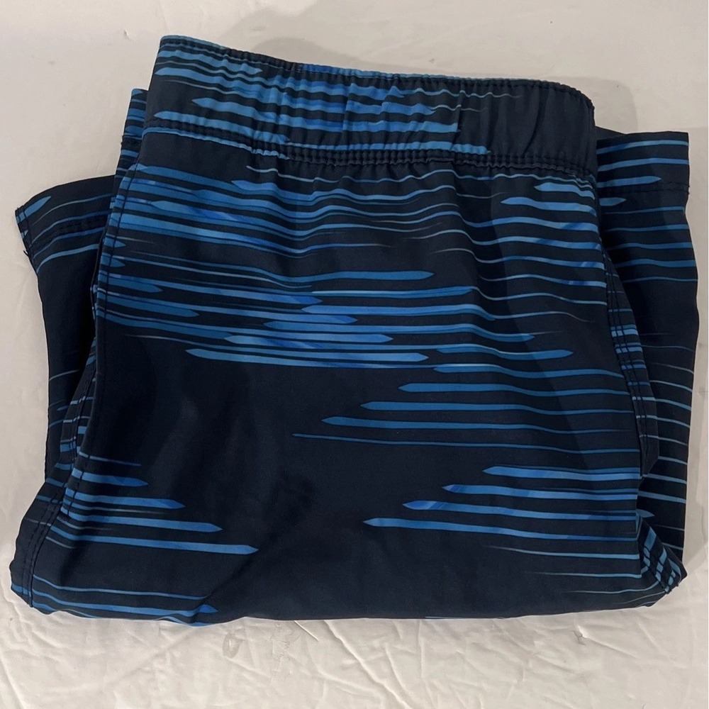 Speedo Swim Trunks Mens Adult Large Blue Board Shorts Bathing Suit Lined Small